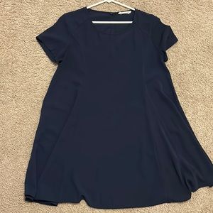Gorgeous navy blue A line dress